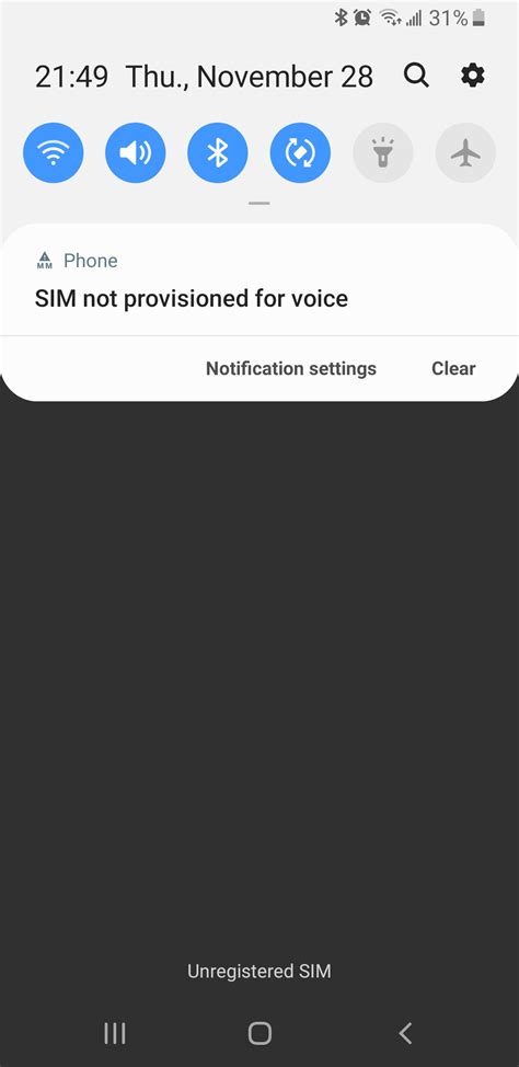 sim card won't connect